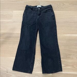 Abercrombie Kids Lowrise Baggy Black Jeans